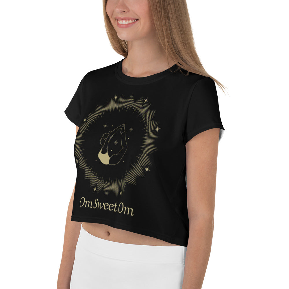 SHE REBEL - Om Yoga Crop Top